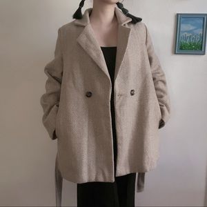 🔅 Twill winter coat with waist belt🔅